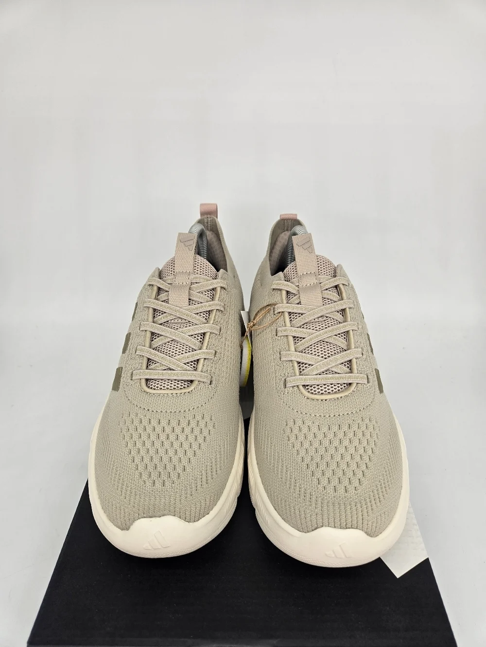 adidas Women's Cloudfoam Flex Slounge KI3455 Wonder Beige Shoes Size 8 Wide - Picture 2 of 8